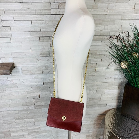 Fossil Bags Fossil Nwt Stevie Small Crossbody Henna Suede 38 Poshmark